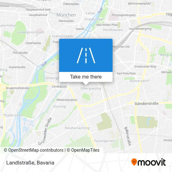 Landlstraße map
