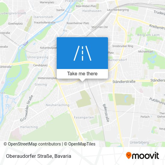 Oberaudorfer Straße map