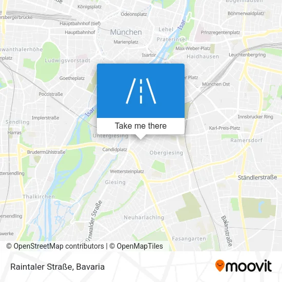 Карта Raintaler Straße