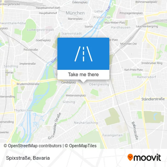 Карта Spixstraße