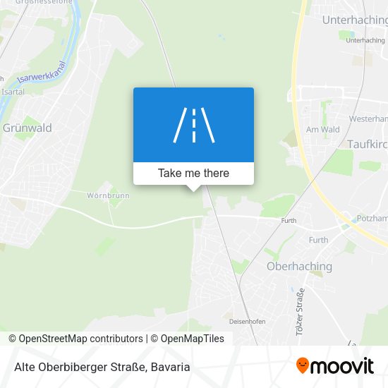 Alte Oberbiberger Straße map