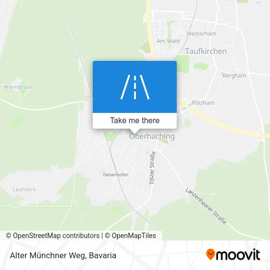 Карта Alter Münchner Weg