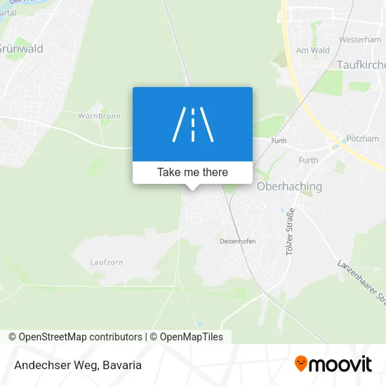 Карта Andechser Weg
