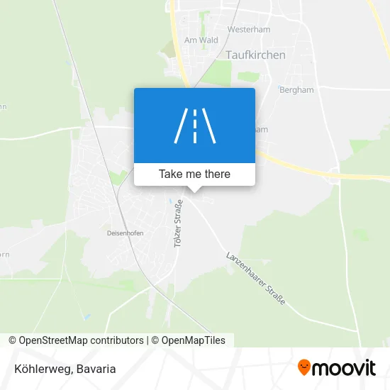 Köhlerweg map