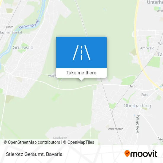 Карта Stierötz Geräumt