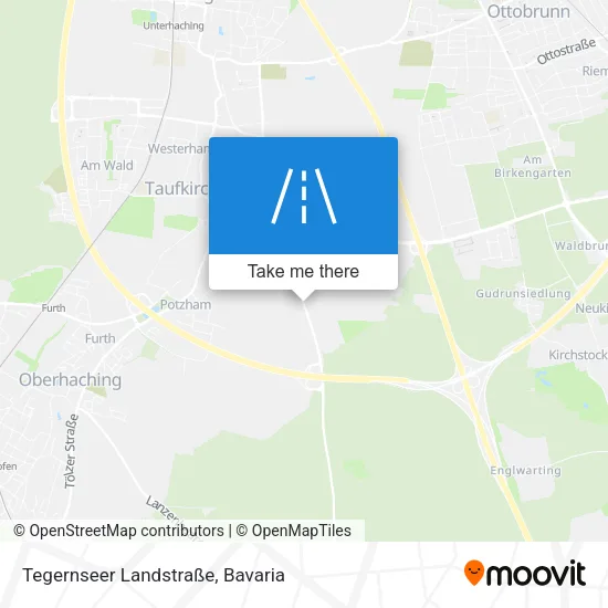 Карта Tegernseer Landstraße
