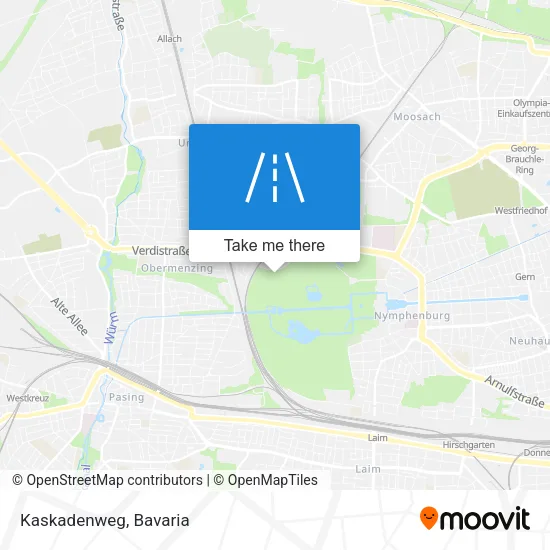Kaskadenweg map