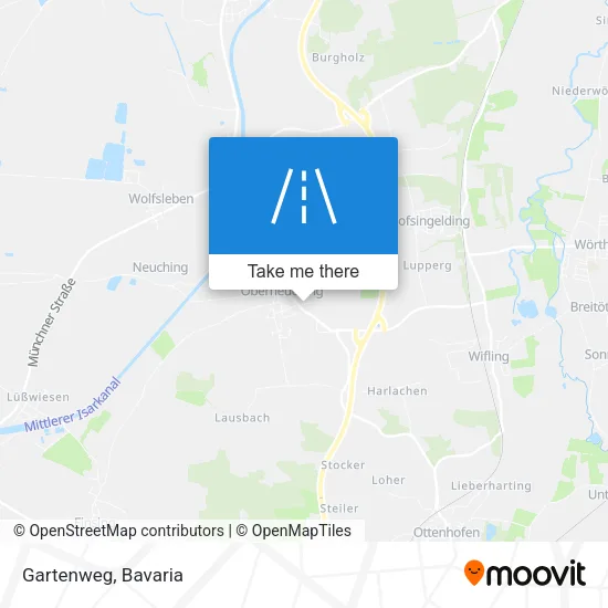Карта Gartenweg