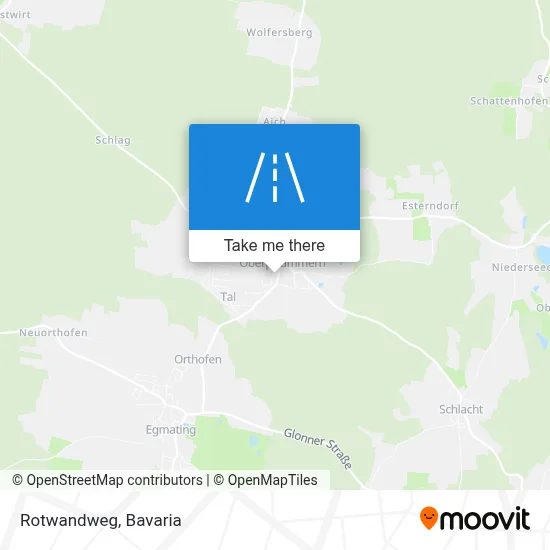 Rotwandweg map