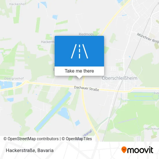 Карта Hackerstraße