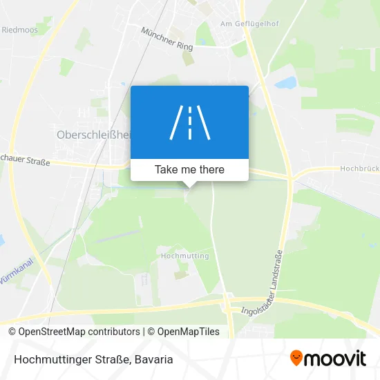 Карта Hochmuttinger Straße