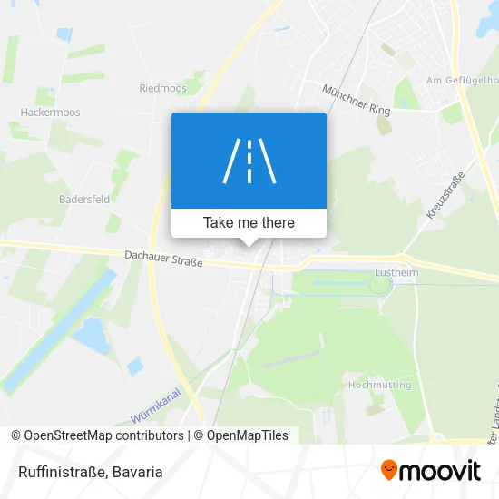 Карта Ruffinistraße