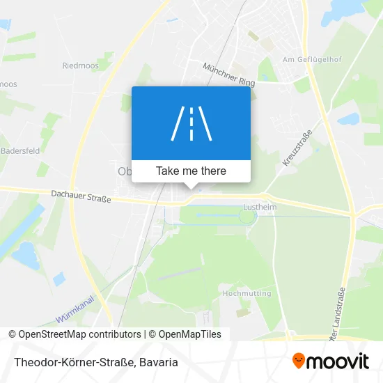 Карта Theodor-Körner-Straße