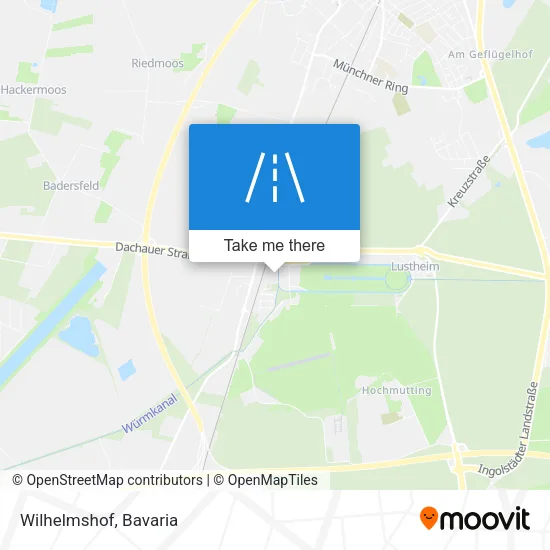 Wilhelmshof map