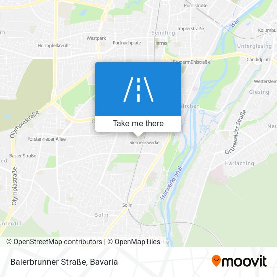 Baierbrunner Straße map