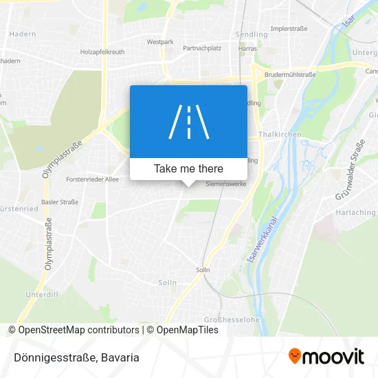 Карта Dönnigesstraße