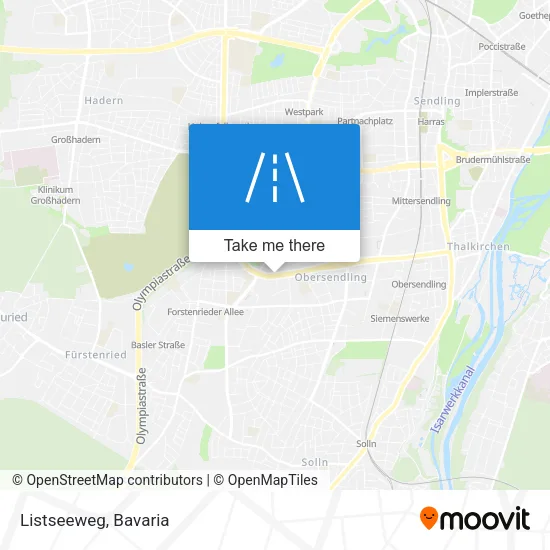 Карта Listseeweg