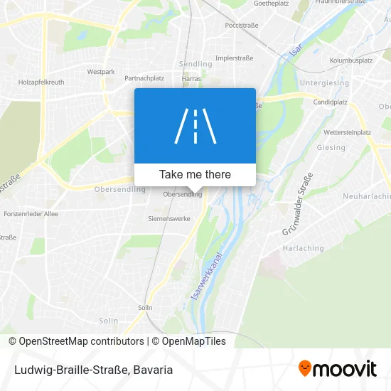 Карта Ludwig-Braille-Straße