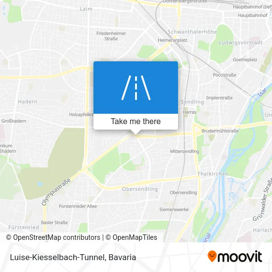 Карта Luise-Kiesselbach-Tunnel