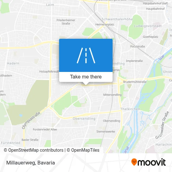 Millauerweg map