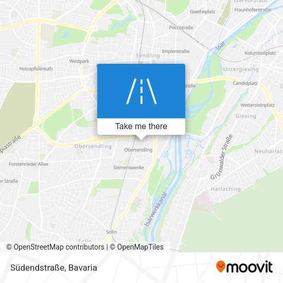 Südendstraße map