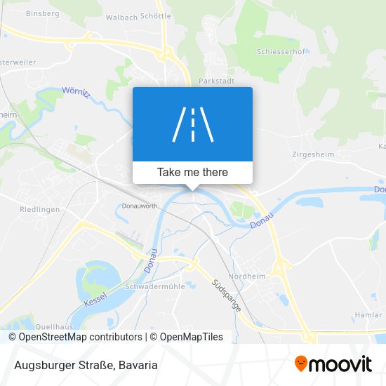 Augsburger Straße map