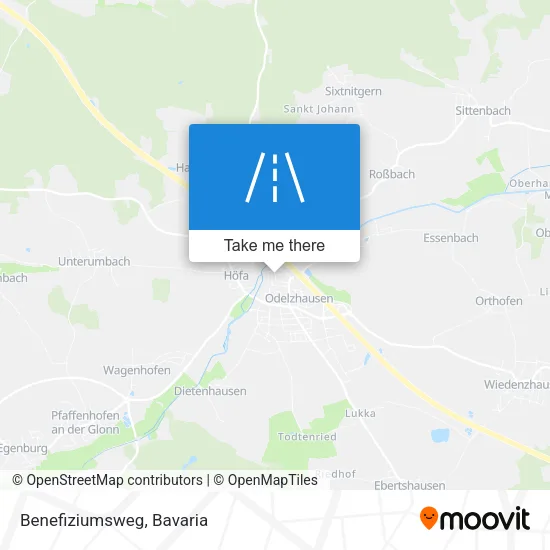 Карта Benefiziumsweg