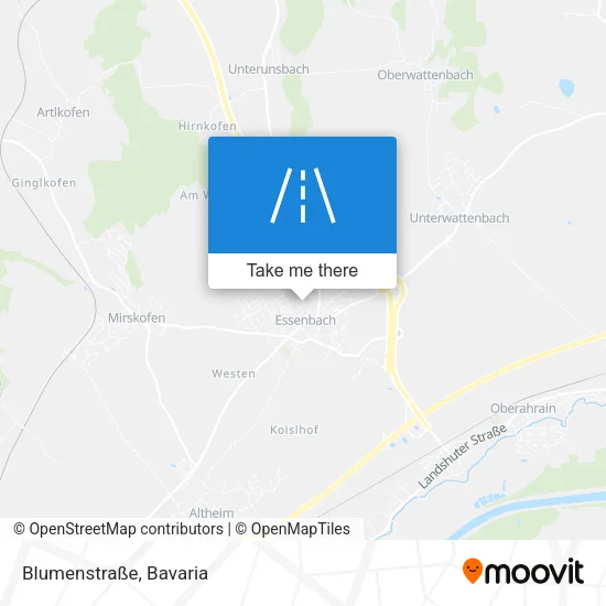 Blumenstraße map