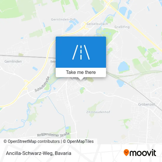 Карта Ancilla-Schwarz-Weg