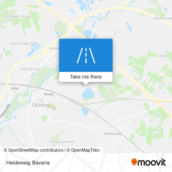 Heideweg map