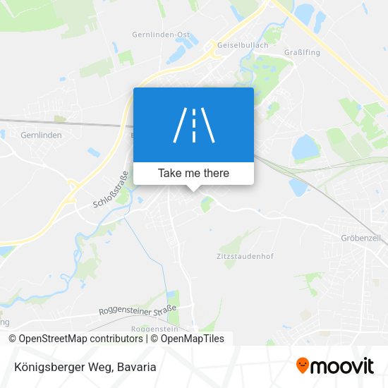Königsberger Weg map