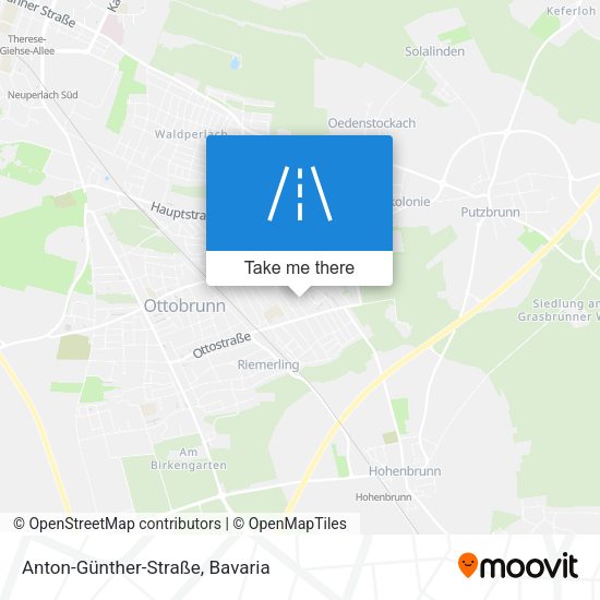 Anton-Günther-Straße map