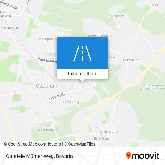 Gabriele-Münter-Weg map