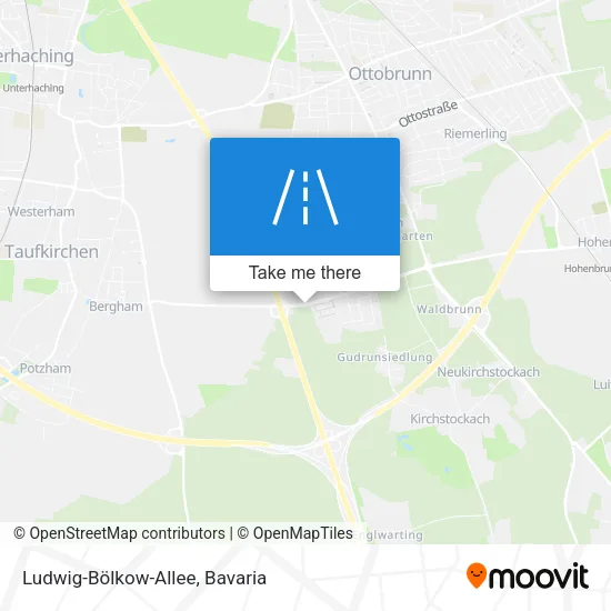 Карта Ludwig-Bölkow-Allee