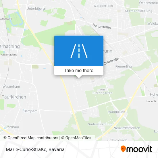 Карта Marie-Curie-Straße