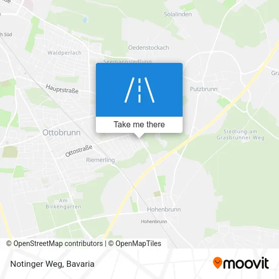 Карта Notinger Weg