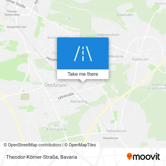 Карта Theodor-Körner-Straße