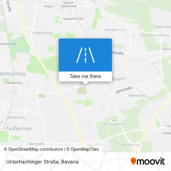Карта Unterhachinger Straße