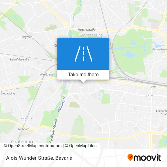 Карта Alois-Wunder-Straße