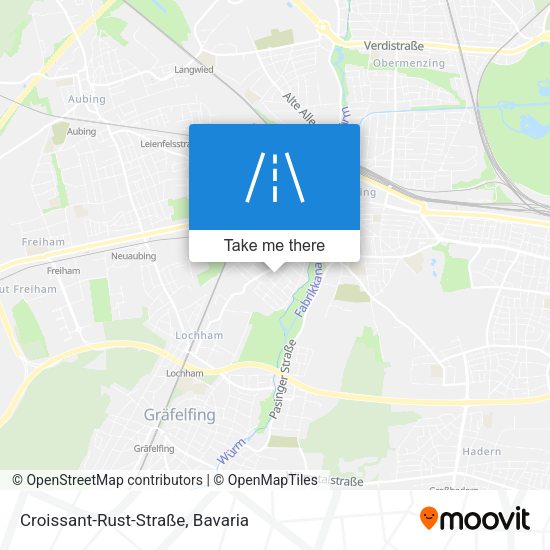 Карта Croissant-Rust-Straße