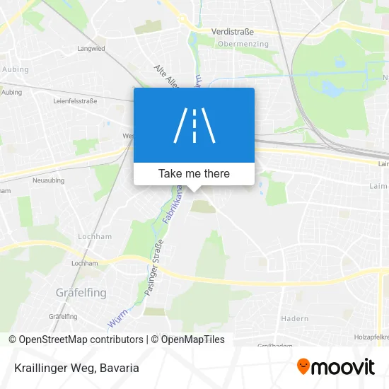 Карта Kraillinger Weg