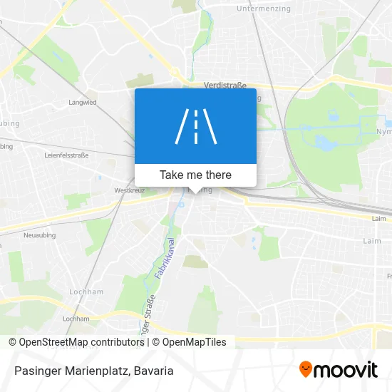 Pasinger Marienplatz map