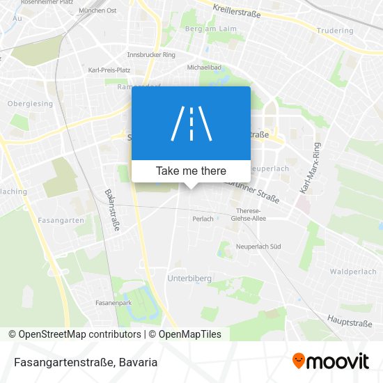Fasangartenstraße map