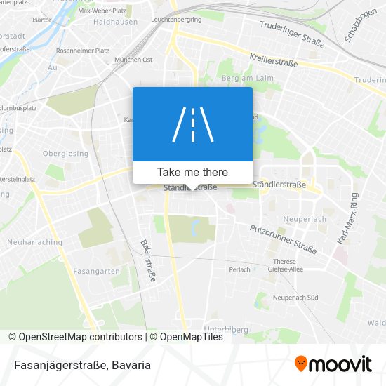 Fasanjägerstraße map