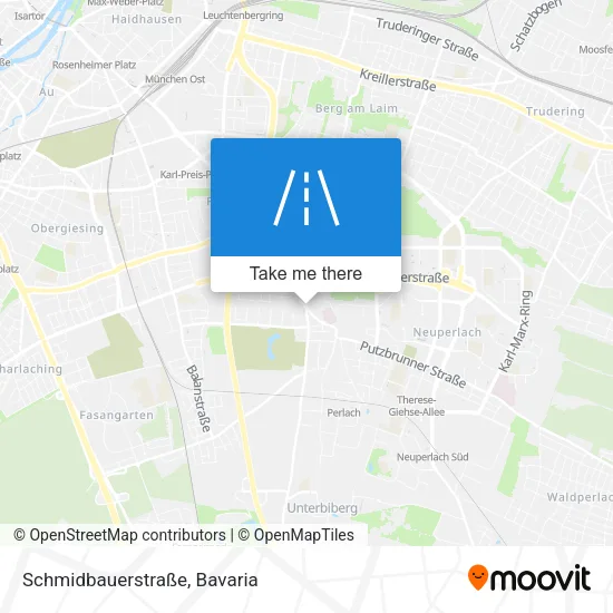 Карта Schmidbauerstraße