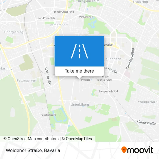 Weidener Straße map