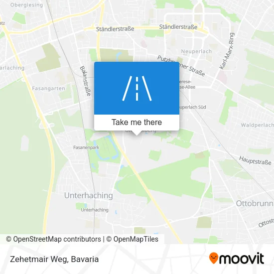 Zehetmair Weg map