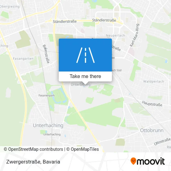 Карта Zwergerstraße