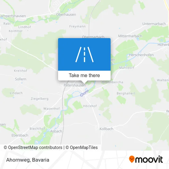 Карта Ahornweg