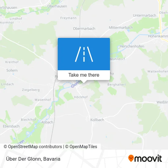 Карта Über Der Glonn